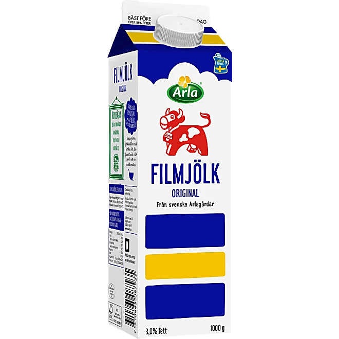 Filmjölk 3% Arla 1L