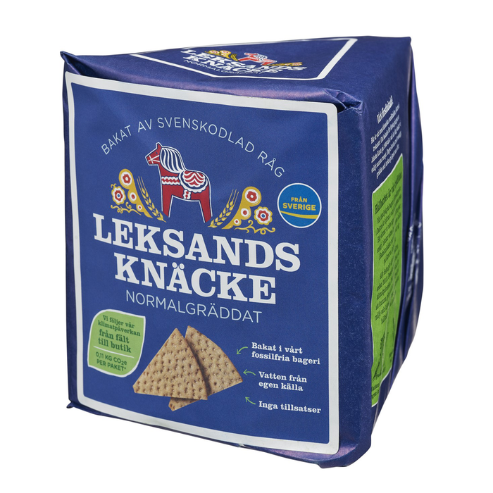 Knäckebröd normalgräddat trekant Leksands 200g